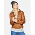 Maze Lederjacke Damen, cognac