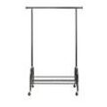 WENKO Teleskop-Garderobe Profi 50696100 schwarz Metall 121,0 x 185,0 cm