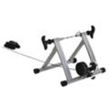 HOMCOM Heimtrainer mit Magnetbremse silber 47,2 x 54,5 x 39,1 cm (LxBXH)