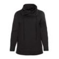 Sweatshirt mit weitem Kragen, schwarz, Gr.44/46