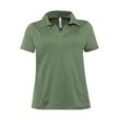 T-Shirt mit Polokragen, khaki, Gr.52/54