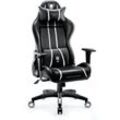 Diablo - X-One 2.0 Gaming Stuhl Computerstuhl ergonomischer Bürostuhl Gamer Chair Schreibtischstuhl Schwarz-Weiß - King Size