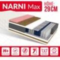 FDM - Matratze 100x200 Taschenfederkern narni max 7 Zonen H4 29 cm Kokos Visco Latex Polyurethanschaum jersey