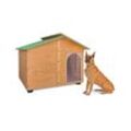 Hundehütte Hundehaus Hundehöhle Hundebox Aus Holz Mod. Extra Large Verde made in italy b - Mod. xxxl mit Doppeltem Eingang mit 2 'thermovorhang'