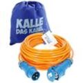 Kalle Das Kabel - Kalle Verlängerungskabel cee 230V 16A 2,5mm² Extreme Signal Orange IP44 25 Meter