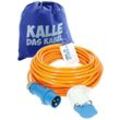 Kalle Verlängerungskabel cee 230V 16A 2,5mm² Winkel Kompakt Extreme Signal Orange IP44 50 Meter