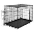 Lionto Hundetransportkäfig Tiertransportbox Hundebox Größe (xxxl) 122x75x81 cm