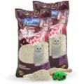 2 x 15 Liter Lyra Pet SilverCat® Katzenstreu + 2 Mäuse