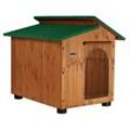 Original Legno Italia - Hundehütte Hundehaus Hundehöhle Hundebox Aus Holz Massiv Wetterfest Echtholz made in italy Mod. Alpi a - Chihua/Katze mit