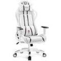 Diablo - X-One 2.0 Gaming Stuhl Computerstuhl ergonomischer Bürostuhl Gamer Chair Schreibtischstuhl Weiß - King Size