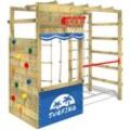 Klettergerüst Spielturm Smart Action Gartenspielgerät mit Kletterwand & Spiel-Zubehör - blau - Wickey