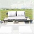 Estexo - Sitzgruppe Gartenmöbel Gartenlounge Lounge Set Gartenset Outdoor Möbel Terrasse 2-Sitzer Bank