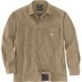 Carhartt Canvas-Fleece, Hemd/Jacke Beige (Dkh) M male