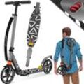 KESSER® Cityroller Scooter 205mm Räder PU Big Wheel - Pro-S Tretroller mit Doppel Federung, City-Roller Scooter klappbar und Höhenverstellbar, Roller Kickscooter für Erwachsene und Kinder