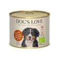 Dog's Love Bio Rind mit Reis, Apfel und Zucchini 6x200g