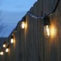 Patio Lichterkette Warmweiß 10m mit 12 LED