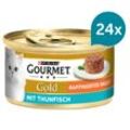 GOURMET Gold Raffiniertes Ragout mit Thunfisch 24x85g