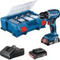 BOSCH Professional GSR 18V-45 Akku-Bohrschrauber-Set 18,0 V, mit 2 Akkus