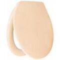 Toilettendeckel beige Absenkautomatik Duroplast wc Sitz Toilettensitz - Primaster