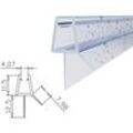 Duschdichtung Wasserabweiser Ersatzdichtung gerade unten für 5/6 mm Glasstärke Länge 200 cm - Witen&nock