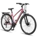 Licorne Bike Premium Touring Trekking Bike in 28 Zoll - Fahrrad für Jungen, Mädchen, Damen und Herren - 21 Gang-Schaltung - Mountainbike - Crossbike