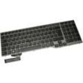 Trade Shop - Original Laptop Tastatur qwertz für viele Fujitsu LifeBook Tastaturen (wie E753, E554, u.a.) / mit Rahmen, mit Trackpoint, Deutsches