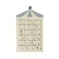 OYOY - Circus Adventskalender, beige / blau