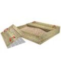 BuddyBox Sandkasten mit Deckel 160x160x36