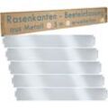 Rasenkante Metall 5m 10m 15m 20m 25m 30m erweiterbar 100x14cm verzinkt Beeteinfassung Beetumrandung Mähkante Garten Umrandung V2aox