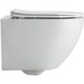 Stilform - Whirlflush Hänge Wand wc Soho 3.0 Spülrandlos Tornado Spülung Weiß Glanz mit WC-Sitz Super Slim Toilette:Compact (480x360)