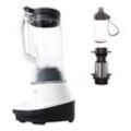 AEG TB 7-1-4 CW Standmixer, Smoothie Maker, Crushed Eis, Gourmet 7 weiß/schwarz, 1,5 Liter