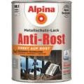 Alpina - Metallschutz-Lack Anti-Rost 2,5 l hellgrau matt Metallack Schutzlack