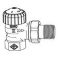 IMI Heimeier Thermostat-Ventilunterteil V-exact II, Eckform, DN 15, vernickelt 3711-02.000