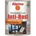 Alpina - Metallschutz-Lack Anti-Rost 2,5 l weiß glänzend Metallack Schutzlack