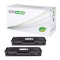 2 Toner kompatibel zu HP 106A W1106A XL Schwarz