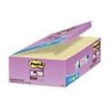 Post-it Super Sticky Notes Haftnotizen 47,6 x 47,6 mm Gelb 90 Blatt Vorteilspack 21 Blöcke + 3 GRATIS