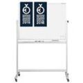 magnetoplan Design Mobiles Whiteboard Magnetisch Emaille Doppelseitig 150 (B) x 100 (H) cm