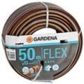 Gardena Comfort Flex Schlauch 9x9 13mm Schwarz/Orange 1/2" 50 m