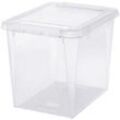 SmartStore Aufbewahrungsbox Home 50 52 L Transparent, Weiß PP (Polypropylene) 39 x 50 x 41 cm 3 Stück