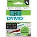 DYMO D1 45809 Schriftband Selbsthaftend Schwarz auf Grün 19 mm (B) x 7 m (L)