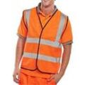 B Seen Hi-Vis Weste Hohe Sichtbarkeit Medium (M) Orange