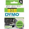 DYMO D1 Beschriftungsband Authentisch 40918 S0720730 Selbsthaftend Schwarz auf Gelb 9 mm x 7 m