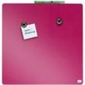 Nobo Mini Wandmontierbare Magnetische Whiteboard-Kachel 1903803 Lackierter Stahl Rahmenlos 360 mm x 360 mm Rosa