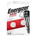 Energizer Knopfzellen CR2032 3 V Lithium 2 Stück