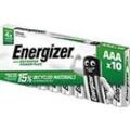 Energizer AAA Wiederaufladbare Batterien Power Plus HR03 700 mAh NiMH 1,2 V 10 Stück