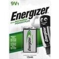 Energizer 9 V Wiederaufladbare Batterien Power Plus 6HR61 175 mAh NiMH