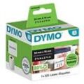 DYMO LW Etiketten Authentisch 99015 S0722440 Selbsthaftend Schwarz auf Weiß 54 x 70 mm 320 Etiketten