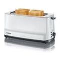 SEVERIN Toaster Grau, Weiß Edelstahl 1400 W AT 2234