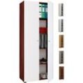 VCM Büroschrank mit 5 Fächern moderner Aktenschrank mit Drehtüren Maße B. 70 x H. 178 x T. 40 cm – Vandol