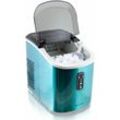 Mulano Eiswürfelmaschine Edelstahl Eiswürfelbereiter Eiswürfel Ice Maker Eis Maschine Icemaker (Blau)